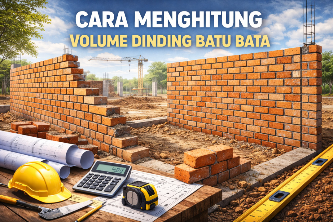 Cara Menghitung Volume Dinding Batu Bata: Satuan m2 dan Analisa Material