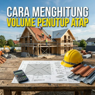 Cara Menghitung Volume Penutup Atap (m2) Berdasarkan Kemiringan